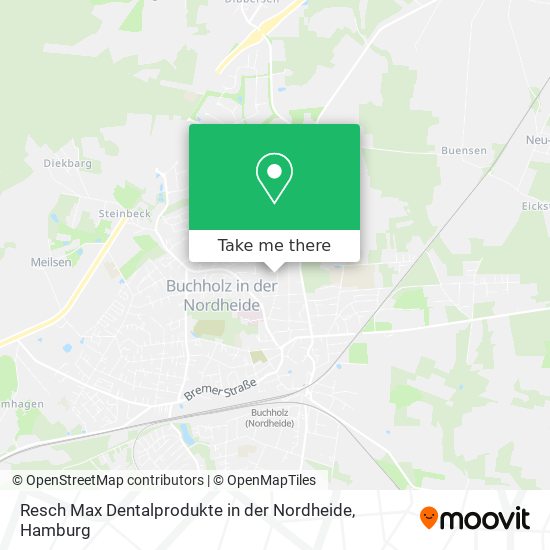 Resch Max Dentalprodukte in der Nordheide map