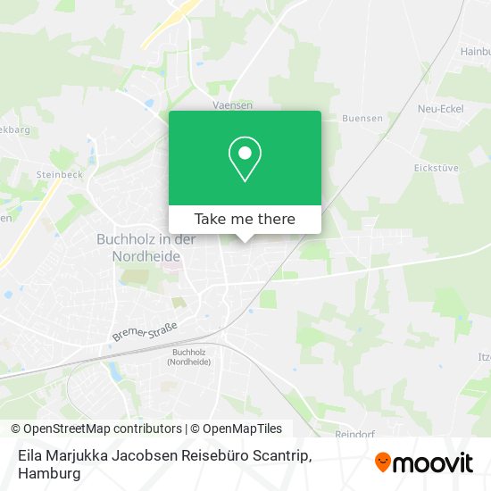 Eila Marjukka Jacobsen Reisebüro Scantrip map