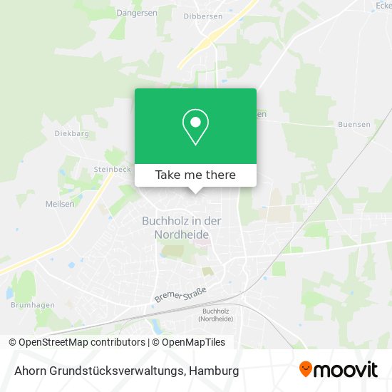 Ahorn Grundstücksverwaltungs map