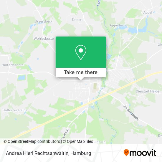 Andrea Hierl Rechtsanwältin map