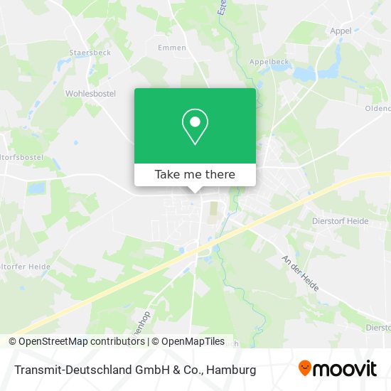 Transmit-Deutschland GmbH & Co. map