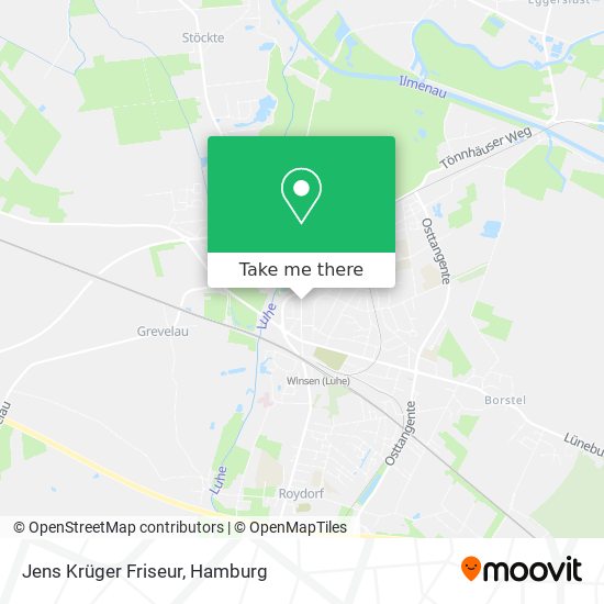 Jens Krüger Friseur map