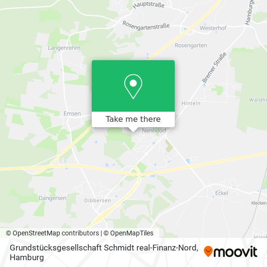 Grundstücksgesellschaft Schmidt real-Finanz-Nord map