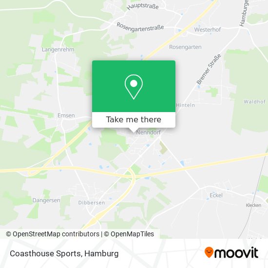 Coasthouse Sports map