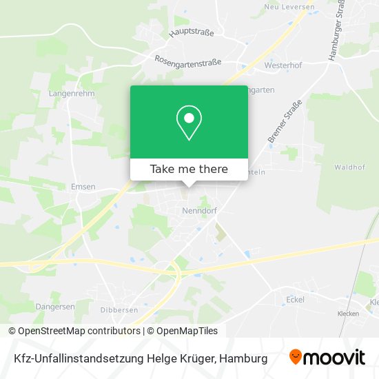 Kfz-Unfallinstandsetzung Helge Krüger map