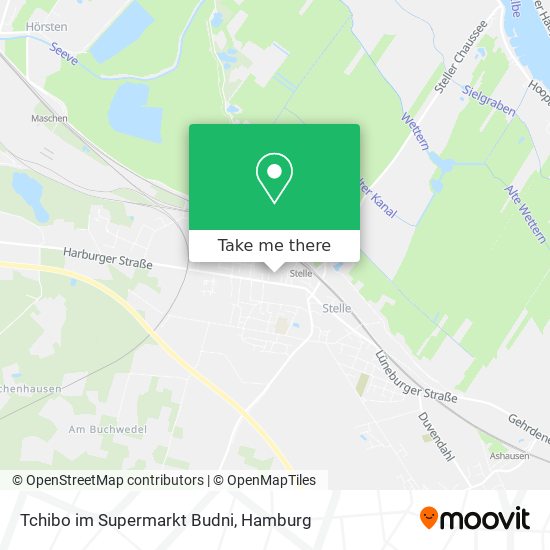 Tchibo im Supermarkt Budni map