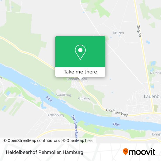 Heidelbeerhof Pehmöller map