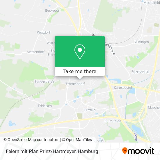 Карта Feiern mit Plan Prinz / Hartmeyer