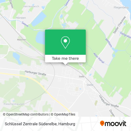 Schlüssel Zentrale Süderelbe map