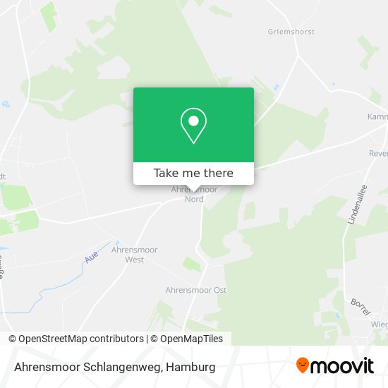 Ahrensmoor Schlangenweg map