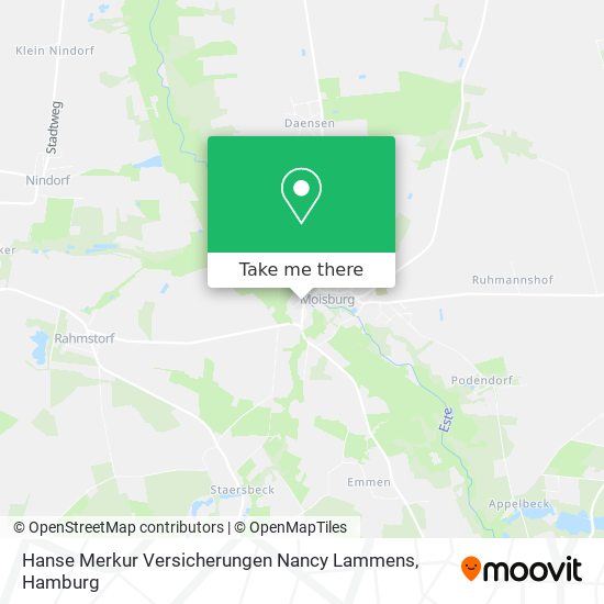 Hanse Merkur Versicherungen Nancy Lammens map