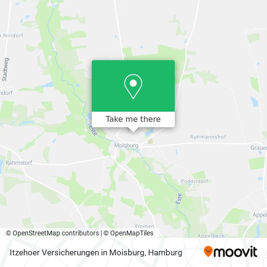 Карта Itzehoer Versicherungen in Moisburg