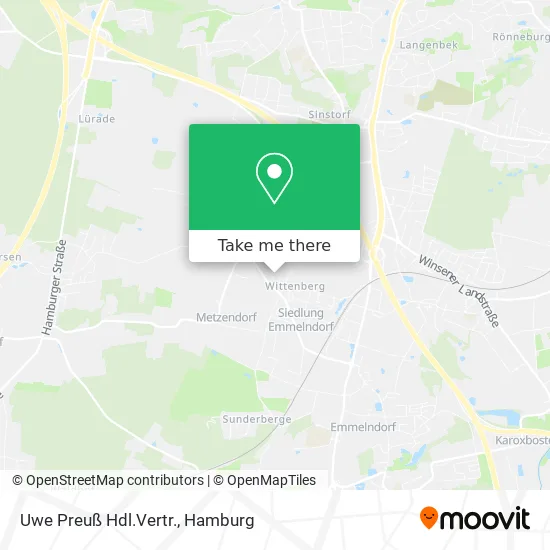 Карта Uwe Preuß Hdl.Vertr.