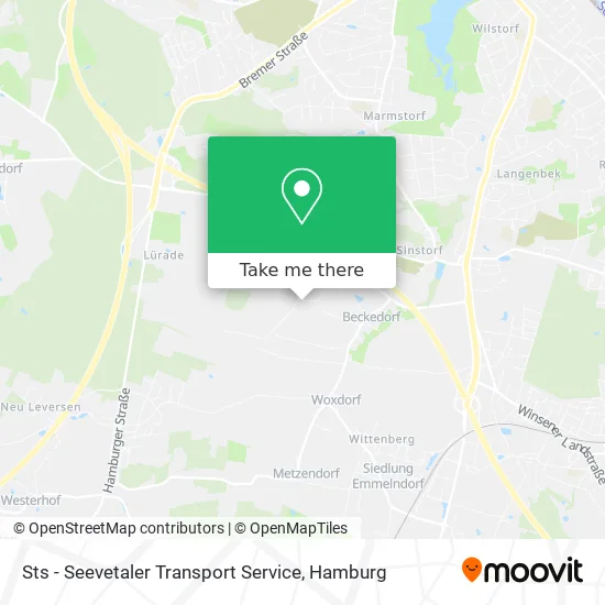 Карта Sts - Seevetaler Transport Service