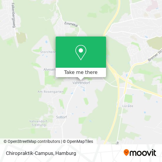 Chiropraktik-Campus map