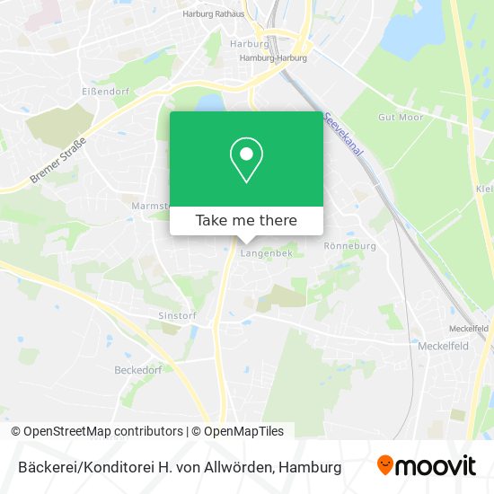 Bäckerei / Konditorei H. von Allwörden map
