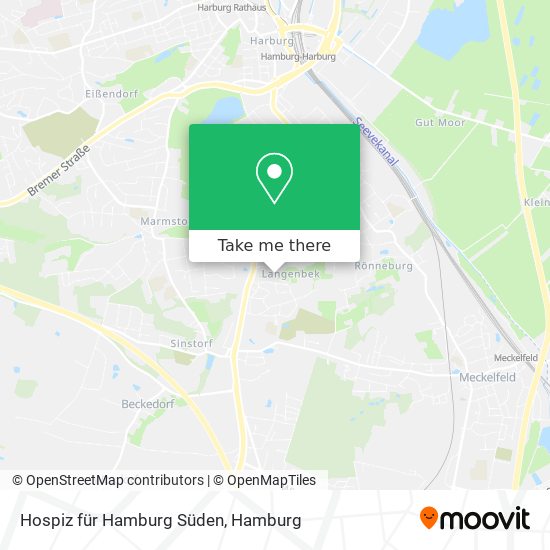 Hospiz für Hamburg Süden map