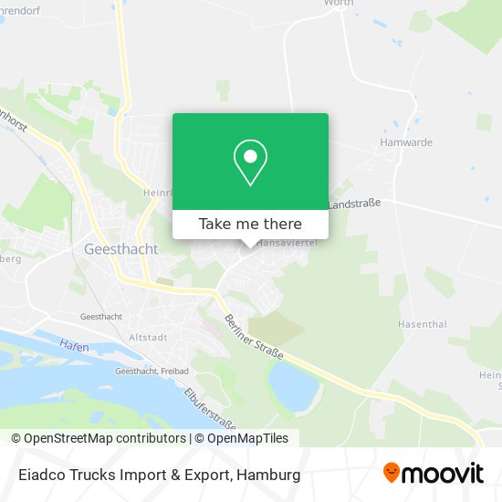 Eiadco Trucks Import & Export map
