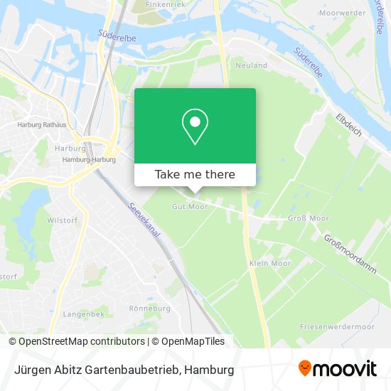 Jürgen Abitz Gartenbaubetrieb map