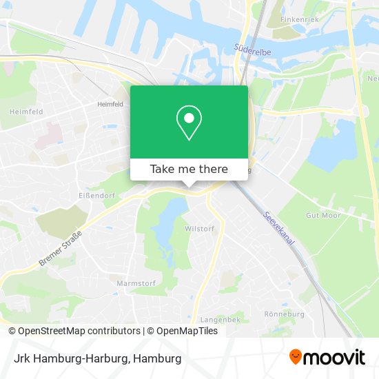 Jrk Hamburg-Harburg map