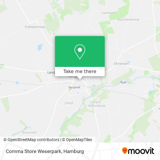 Comma Store Weserpark map