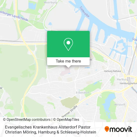 Карта Evangelisches Krankenhaus Alsterdorf Pastor Christian Möring