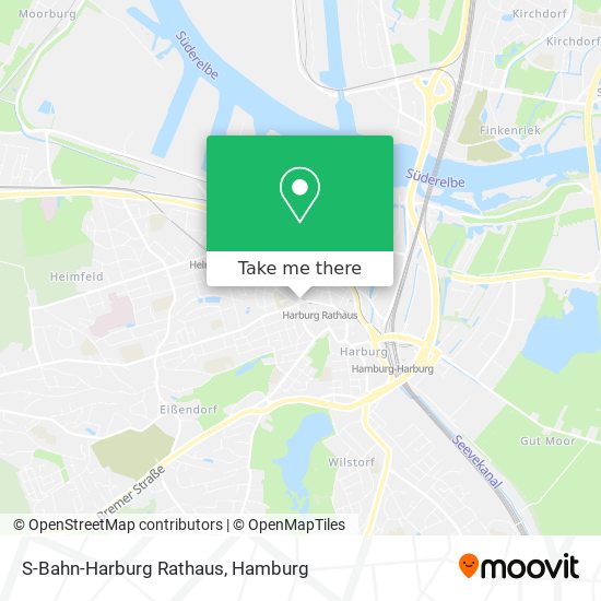 S-Bahn-Harburg Rathaus map