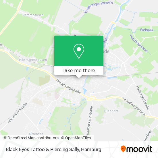 Black Eyes Tattoo & Piercing Sally map