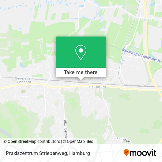 Praxiszentrum Striepenweg map