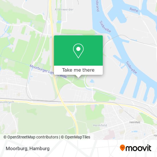 Moorburg map