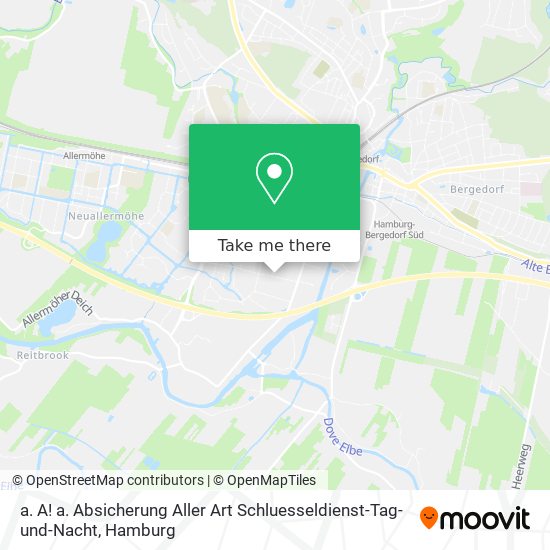 a. A! a. Absicherung Aller Art Schluesseldienst-Tag-und-Nacht map