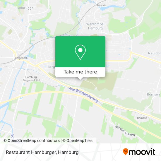 Restaurant Hamburger map