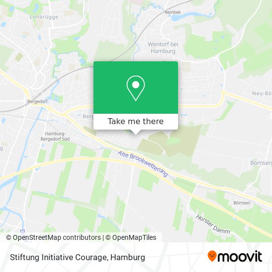 Stiftung Initiative Courage map
