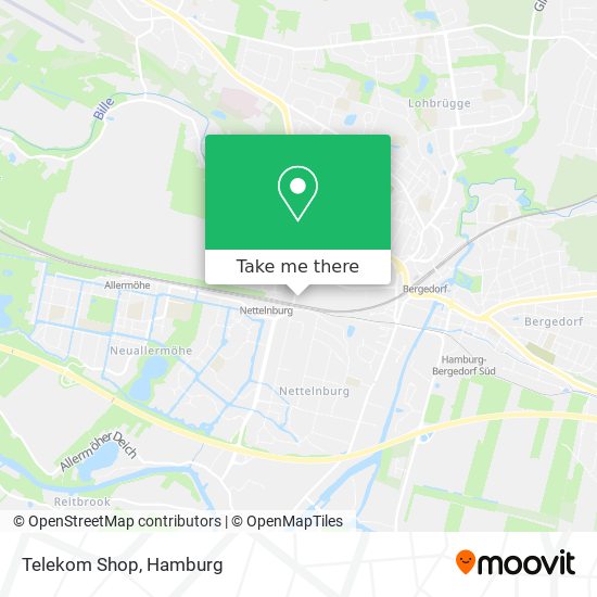 Telekom Shop map