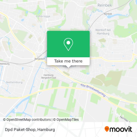 Dpd Paket-Shop map