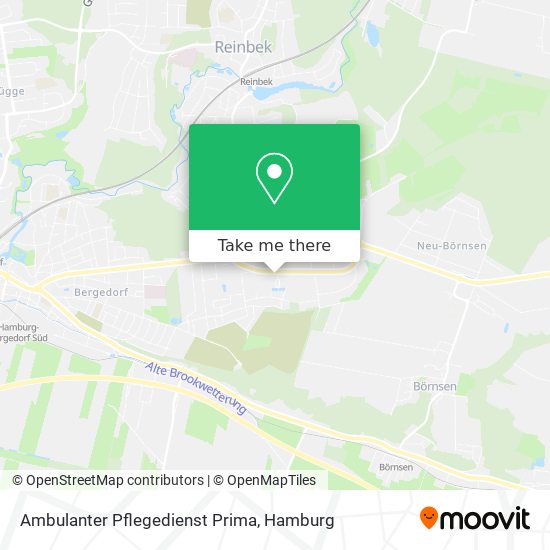 Ambulanter Pflegedienst Prima map