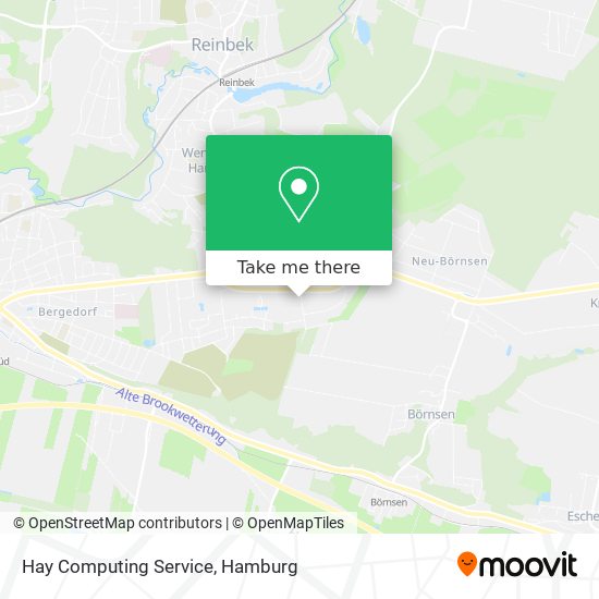 Hay Computing Service map