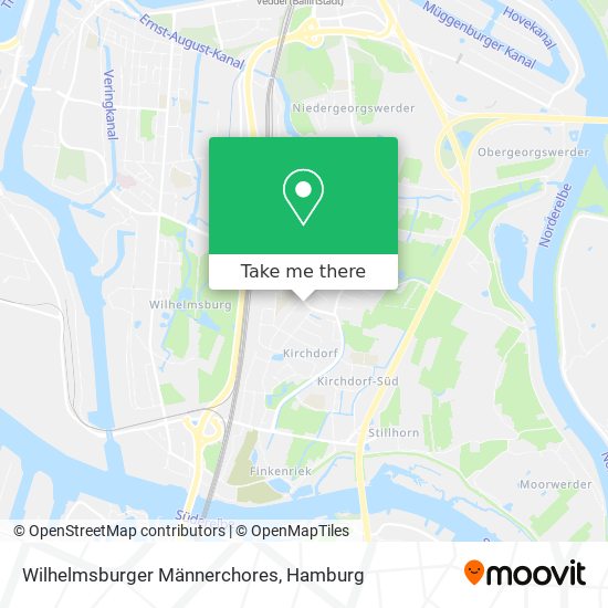 Wilhelmsburger Männerchores map