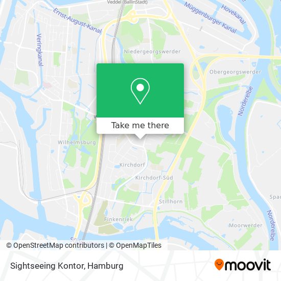 Sightseeing Kontor map