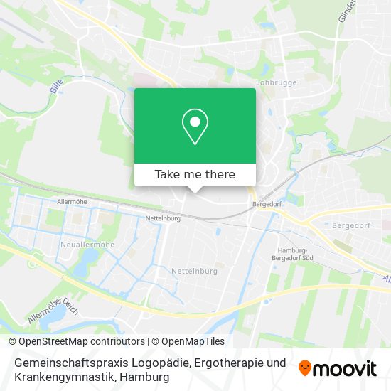 Gemeinschaftspraxis Logopädie, Ergotherapie und Krankengymnastik map