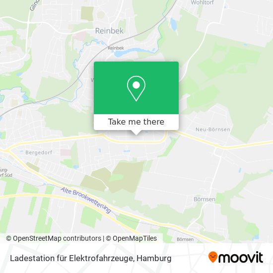 Карта Ladestation für Elektrofahrzeuge