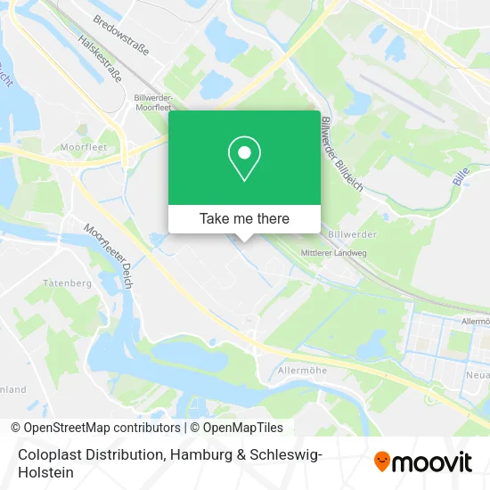 Карта Coloplast Distribution