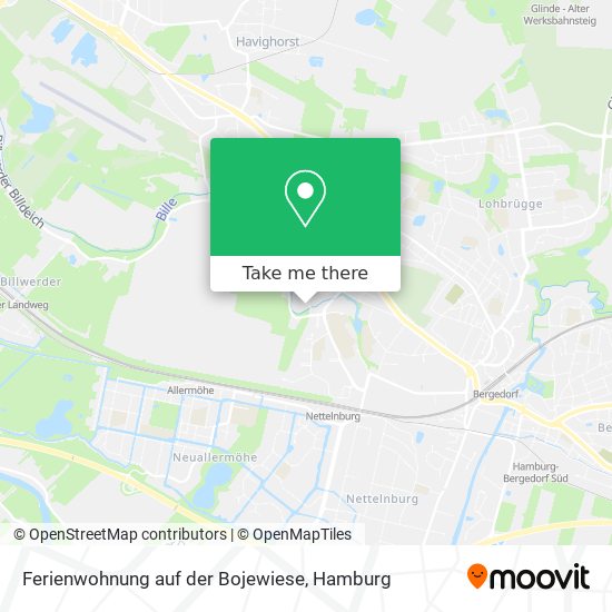 Ferienwohnung auf der Bojewiese map