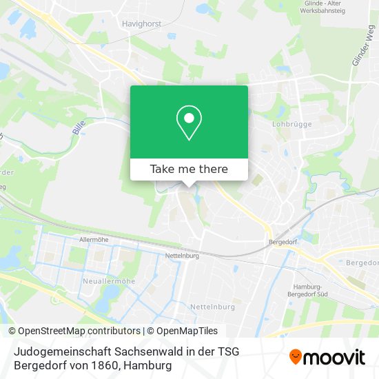 Judogemeinschaft Sachsenwald in der TSG Bergedorf von 1860 map