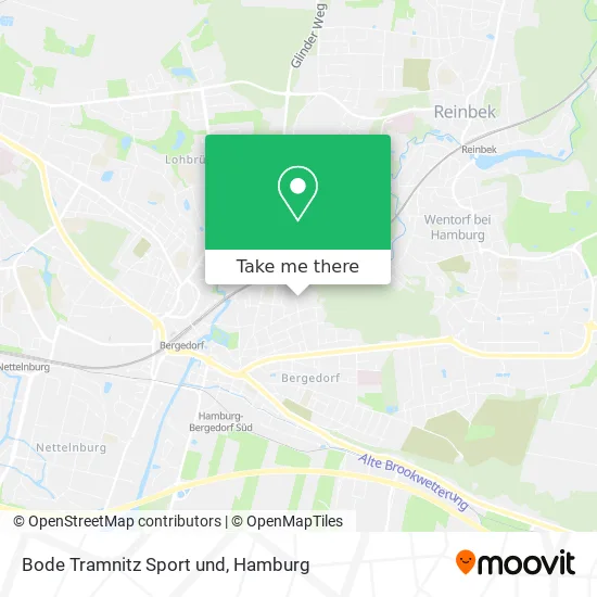 Карта Bode Tramnitz Sport und