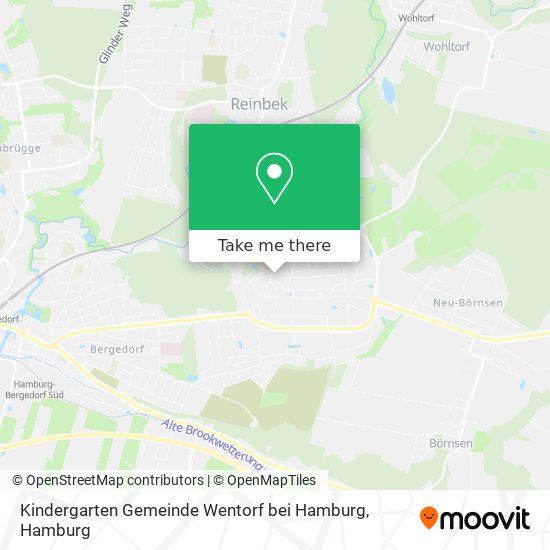 Kindergarten Gemeinde Wentorf bei Hamburg map