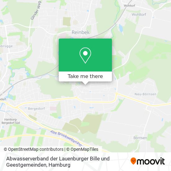 Abwasserverband der Lauenburger Bille und Geestgemeinden map