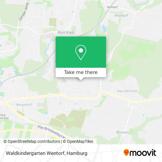 Waldkindergarten Wentorf map