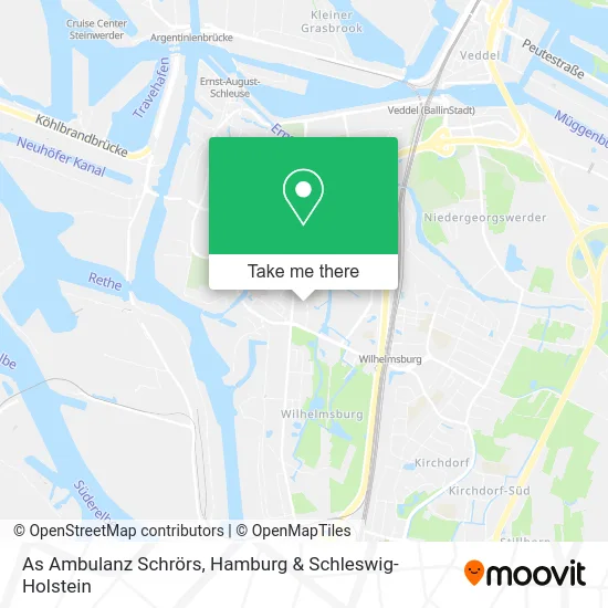 As Ambulanz Schrörs map