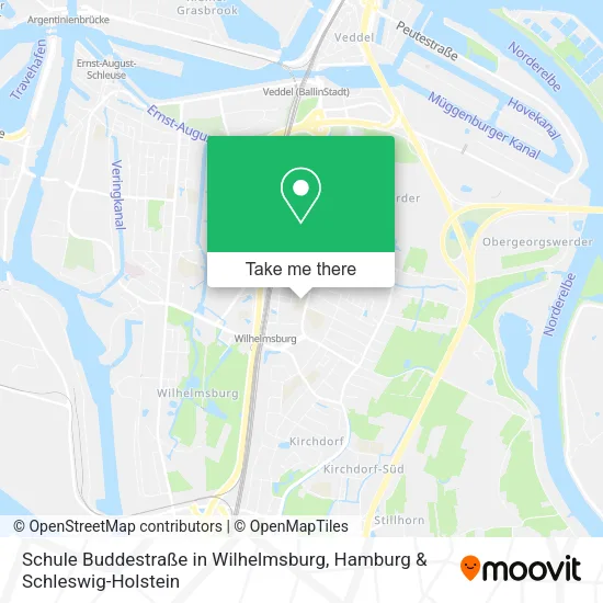 Schule Buddestraße in Wilhelmsburg map